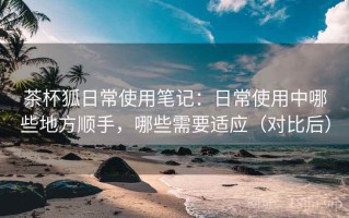 茶杯狐日常使用笔记：日常使用中哪些地方顺手，哪些需要适应（对比后）