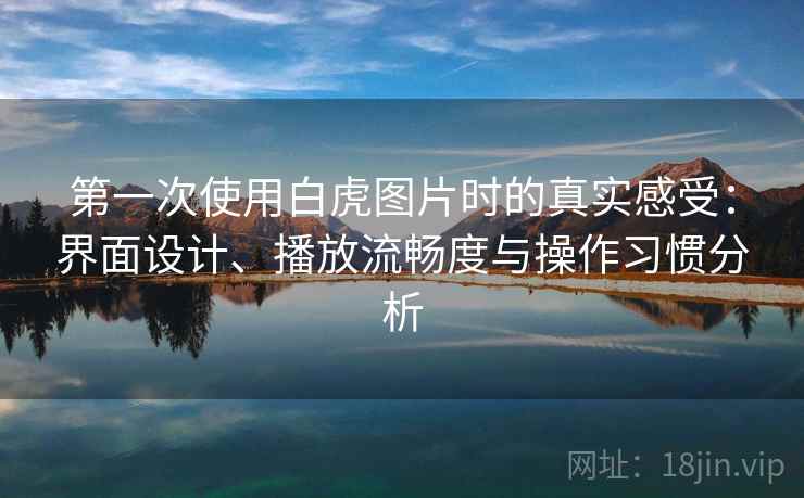 第一次使用白虎图片时的真实感受：界面设计、播放流畅度与操作习惯分析-第2张图片