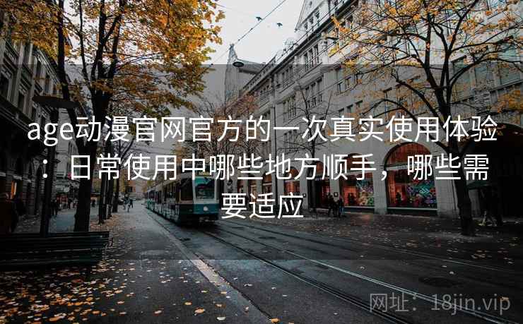 age动漫官网官方的一次真实使用体验:日常使用中哪些地方顺手,哪些需要适应-第2张图片 age动漫官网官方的一次真实使用体验:日常使用中哪些地方顺手,哪些需要适应-第2张图片